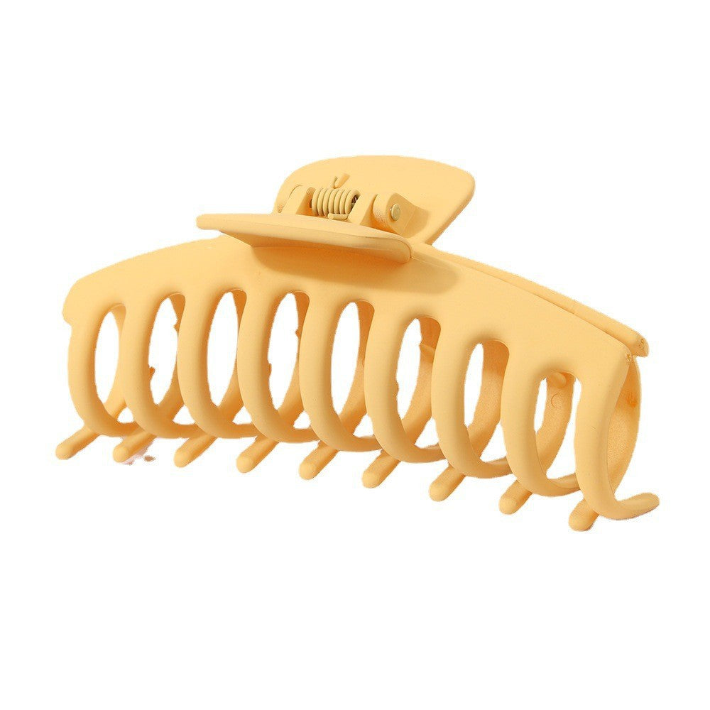 Wholesale 11CM Frosted PS Plastic Material Hair Clips